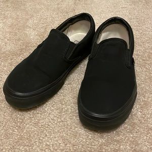 Black Slip-On Vans